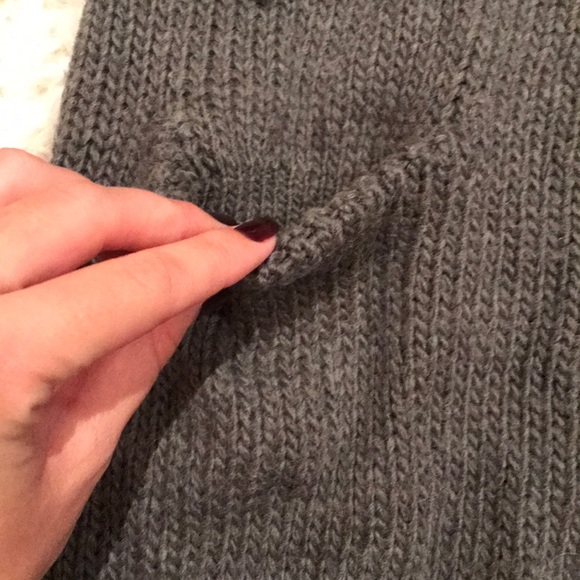 🌪Long gray cardigan sweater🌪 - Picture 5 of 8